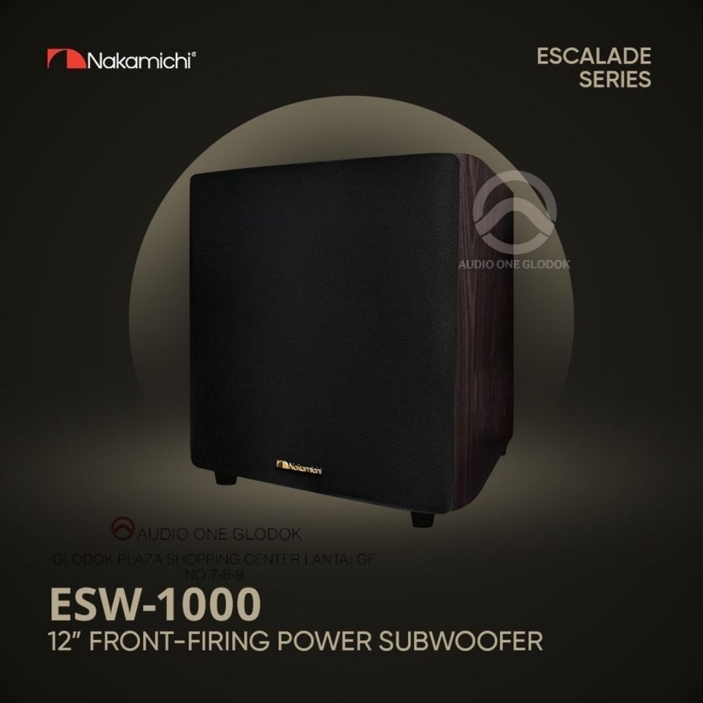Subwoofer Nakamichi EEW-100 12" Front-Firing Porwer Subwoofer aktif Home theater Karaoke