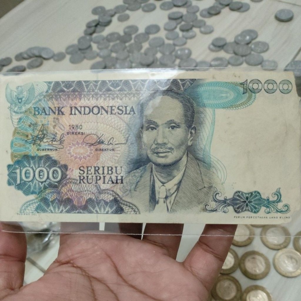 Uang Kertas 1000 Rupiah Tahun 1980