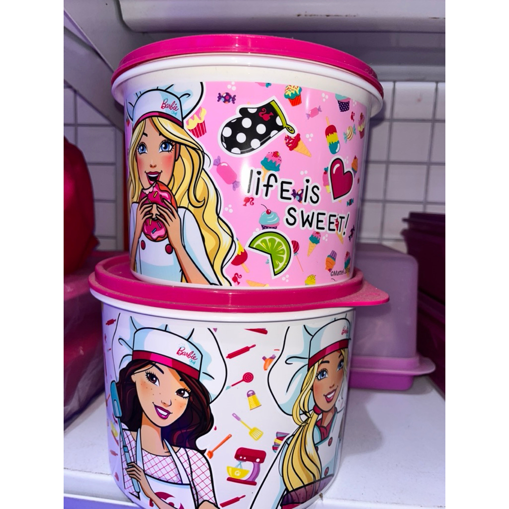 Tupperware Barbie Chef Series 1.7 Liter (1 set)