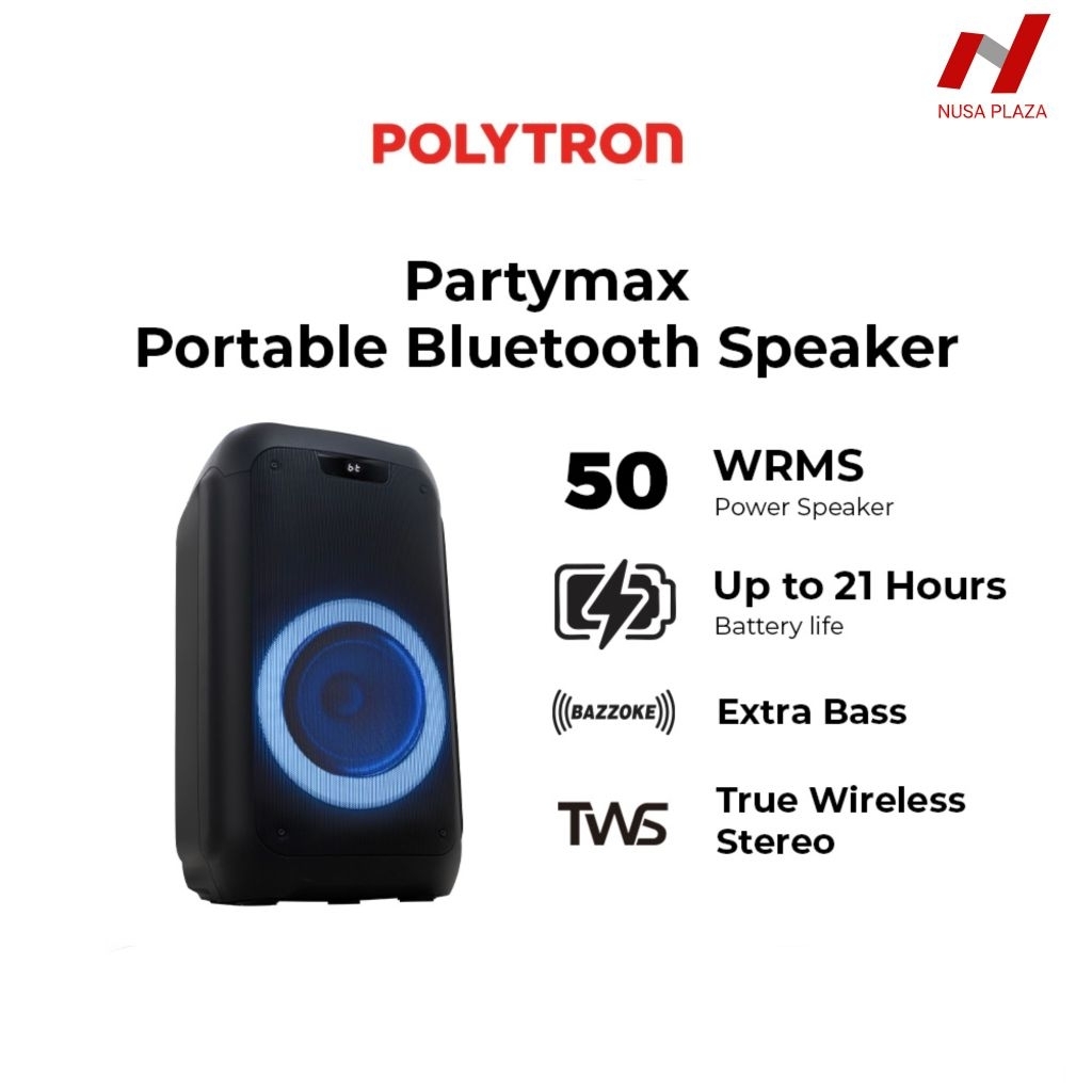 SPEAKER PARTY POLYTRON PORTABLE KARAOKE PPS 8L12