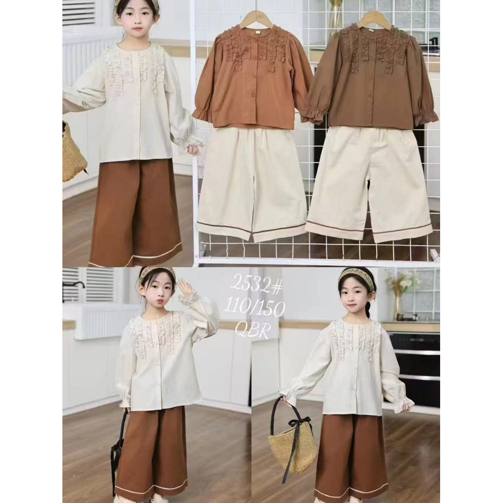[COD] SETELAN KULOT BKK ANAK CEWEK UMUR 3-11 TAHUN - SET KULOT ANAK CEWEK GEMOY - SET KULOT BANGKOK 