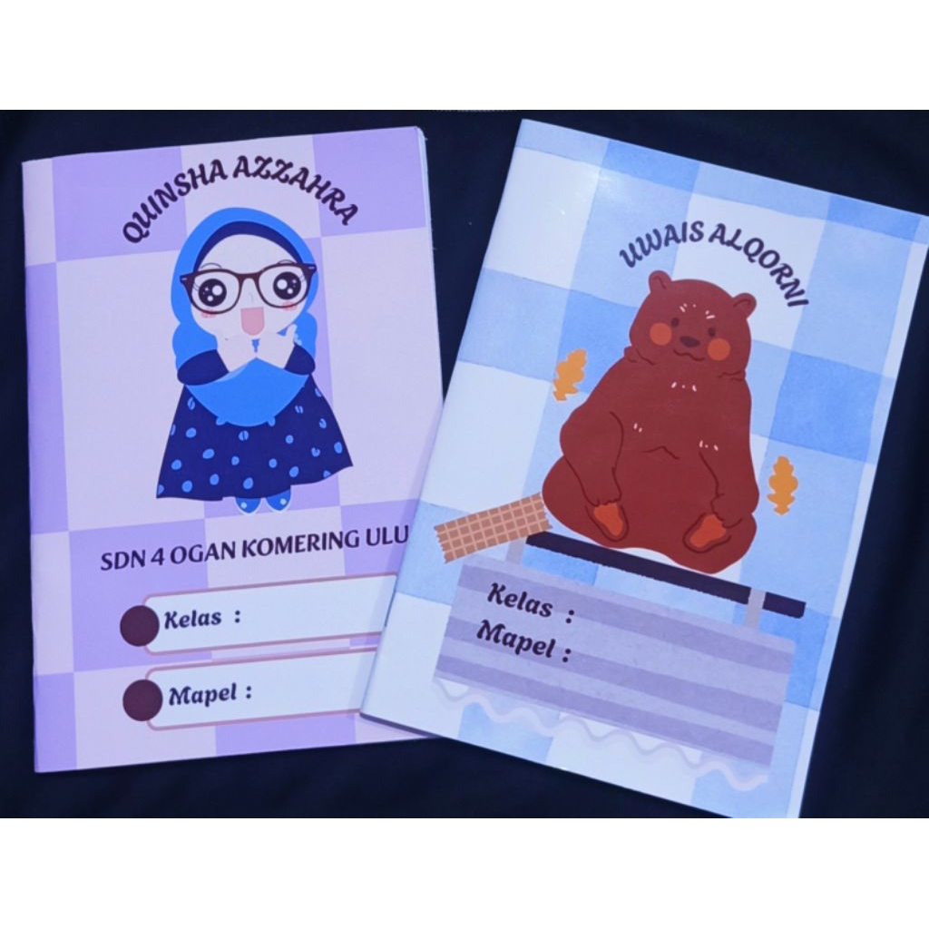 

Buku Custom Bisa Request foto dan nama sendiri serta nama sekolah