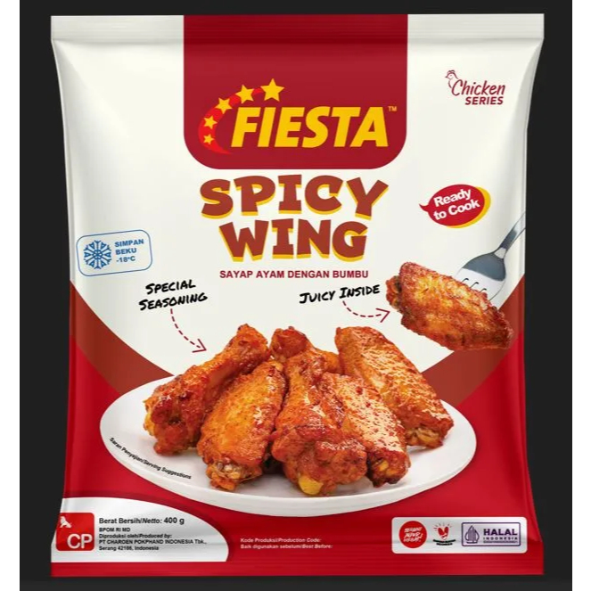 

Fiesta Spicy Chicken Wings 400 Gram