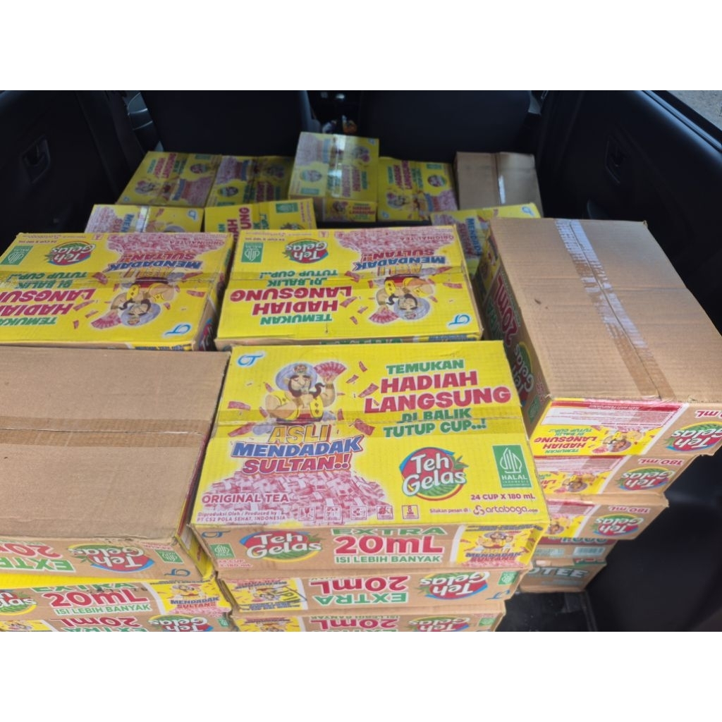 

teh gelas cup 170ml ecer 1000