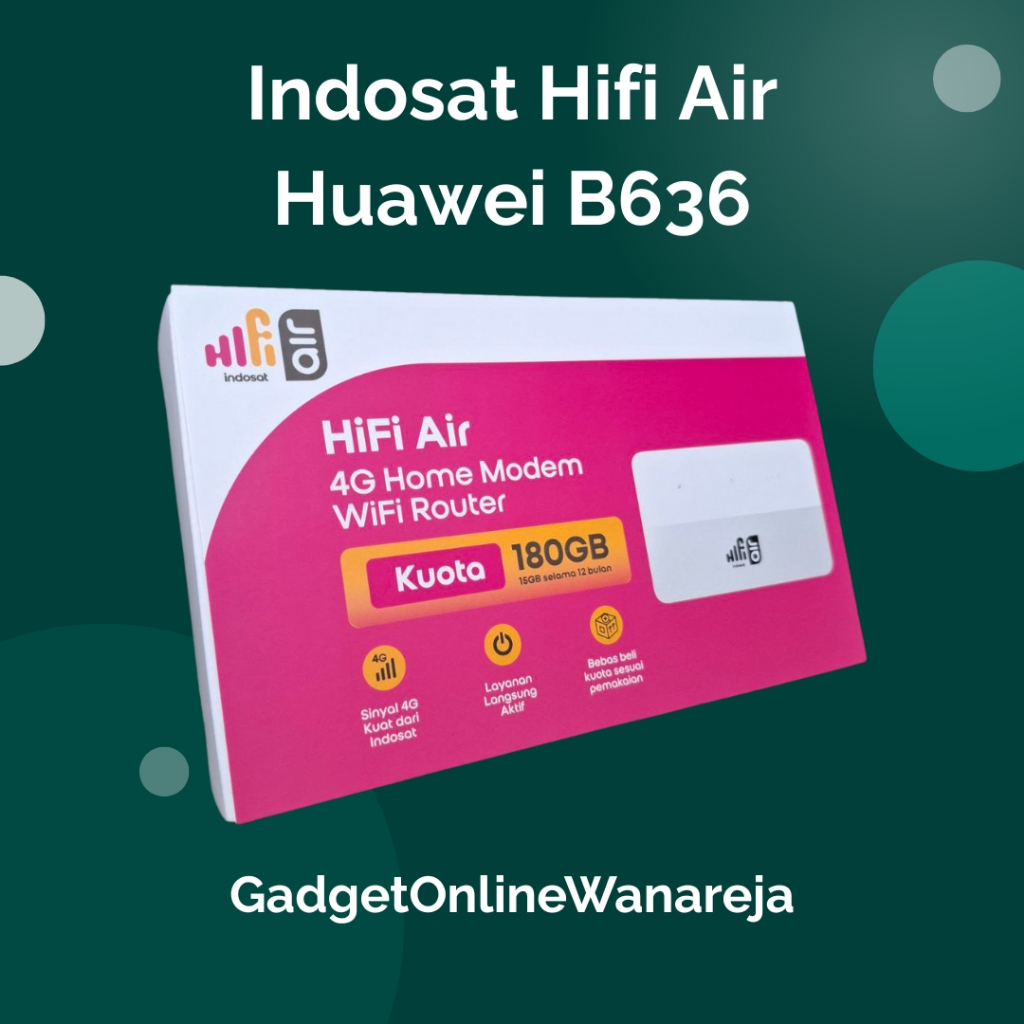 Modem Hifi Air Indosat Huawei B636