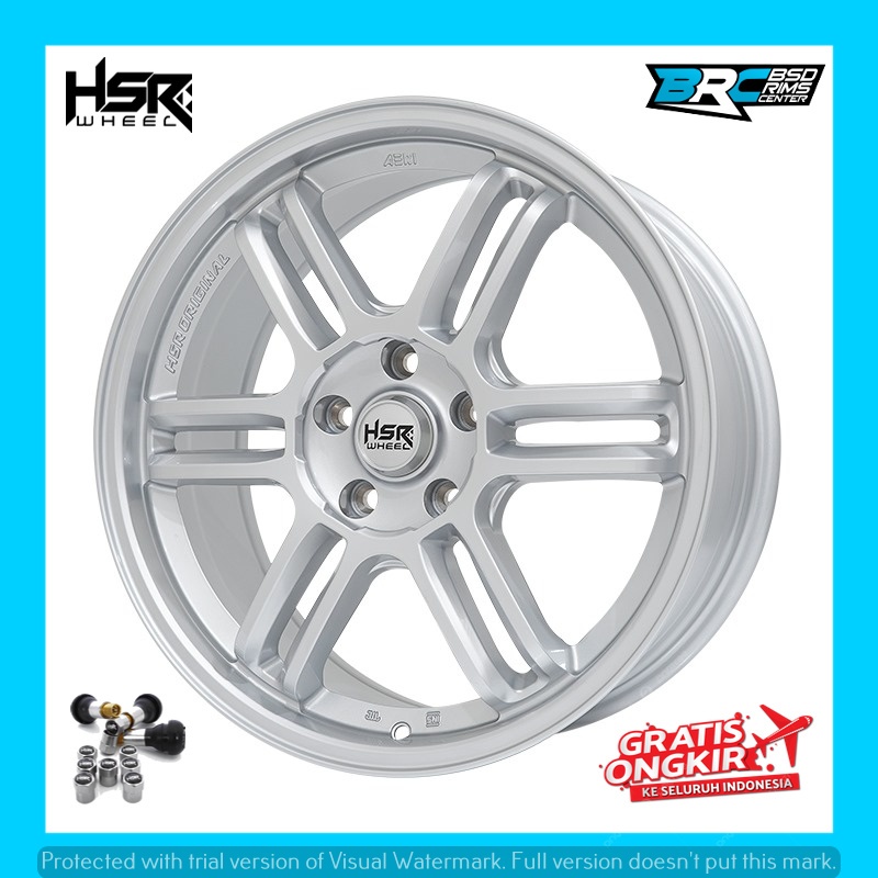 Velg mobil hrv crv xpander crv civic dll hsr aeri ring 18 silver