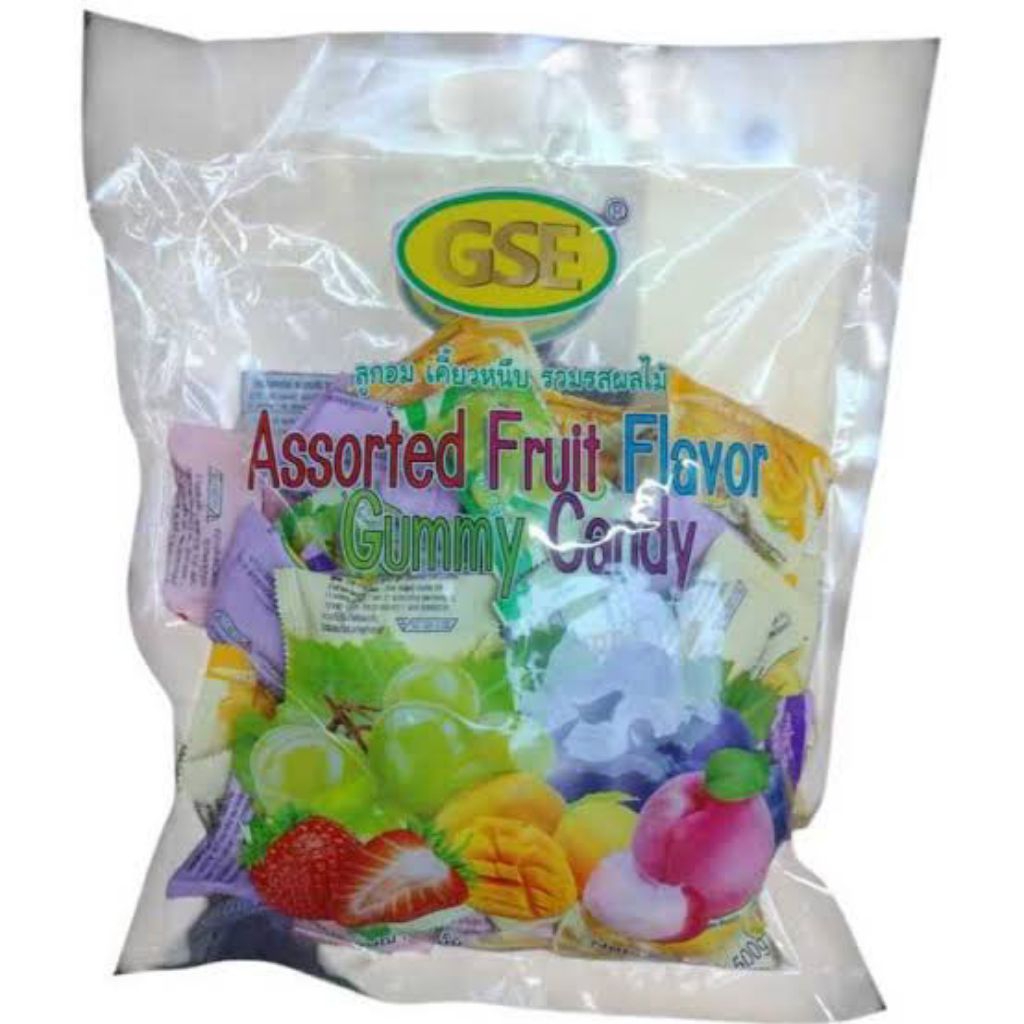 

GSE Assorted Fruit Flavor Gummy Candy Thailand 600gr
