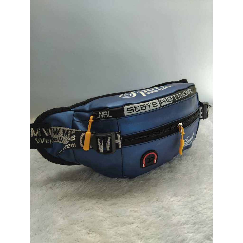 Tas Pinggang Waits Bag  Waterproof - Tas Pria Trend Anti Air Tas Selempang Bahu Pria Dan Wanita Ball