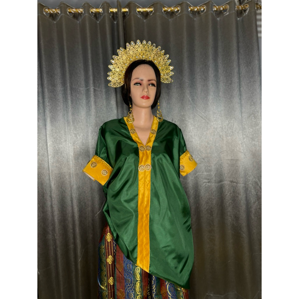 baju bodo hijau datu