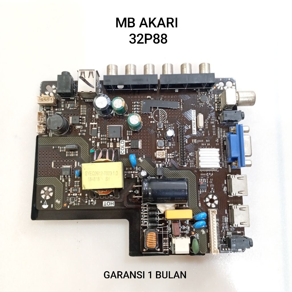 MAINBOARD TV AKARI 32P88 - MB - MOTHERBOARD - MESIN TV AKARI