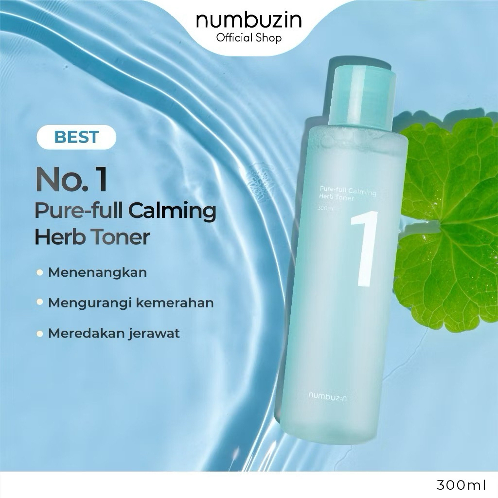 Preloved Numbuzin No.1 Pure-full Calming Herb Toner sisa 280ML