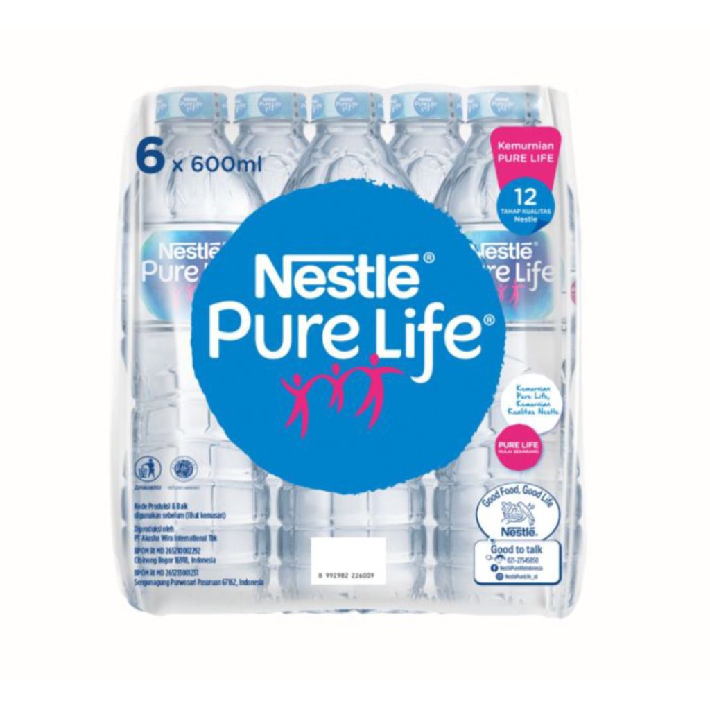 

NESTLE PURE LIFE Air mineral multipack 600ml 6botol