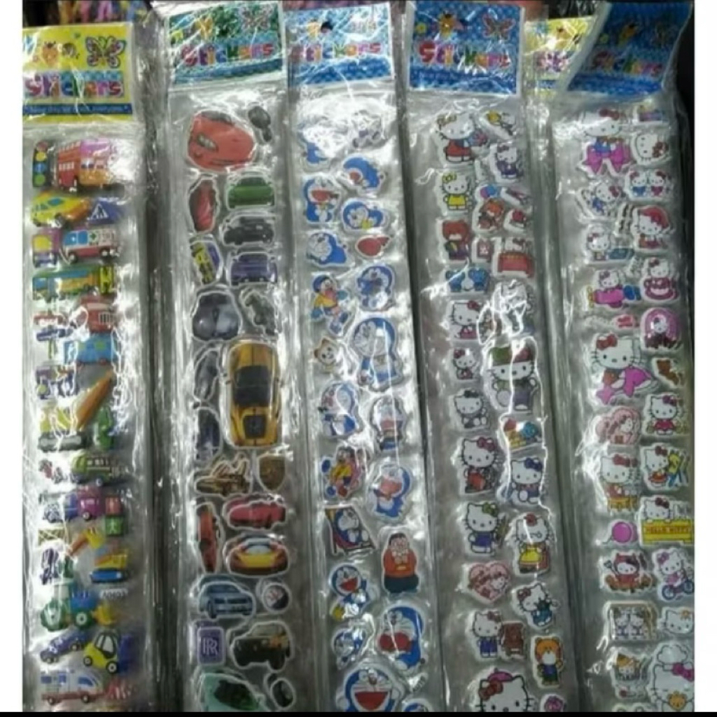 

sticker panjang isi 20 pics/sticker mainan anak