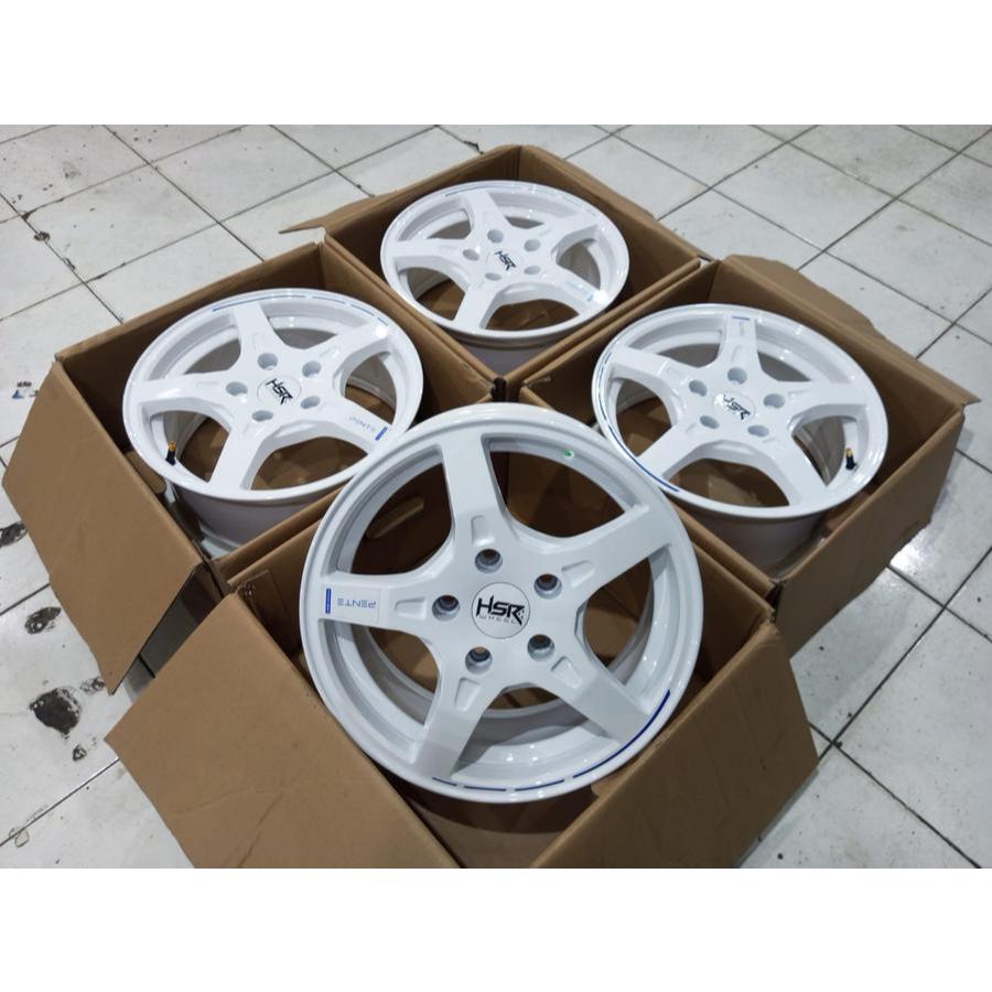 Velg Mobil Bekas Murah Racing Hsr Pente Ring 15 Baut 5x114,3 Buat Ertiga Innova Camry Dll