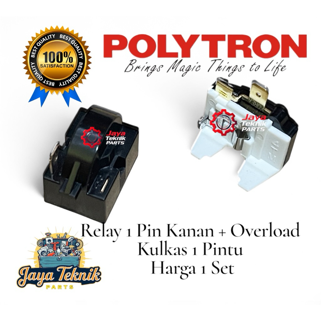 [BISA COD] PROMO Relay Overload Kulkas 1 Pintu Polytron