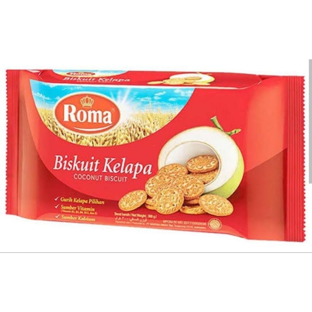 

Roma kelapa buskuit kelapa