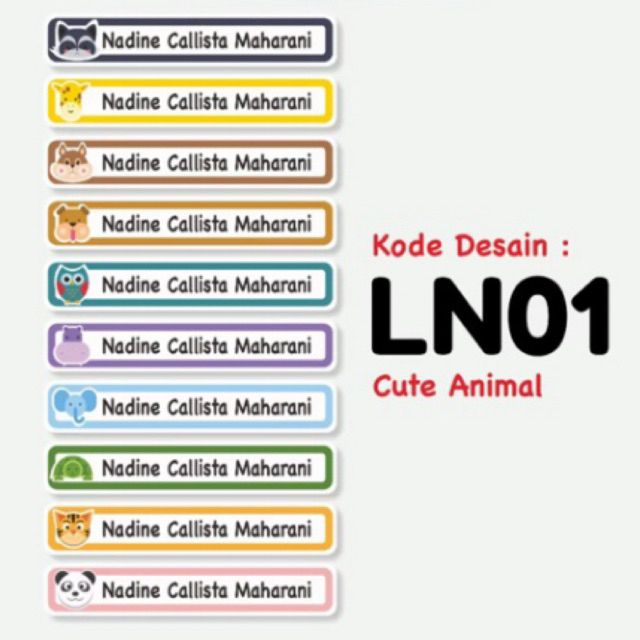 

STIKER NAMA PERLENGKAPAN SEKOLAH ANAK