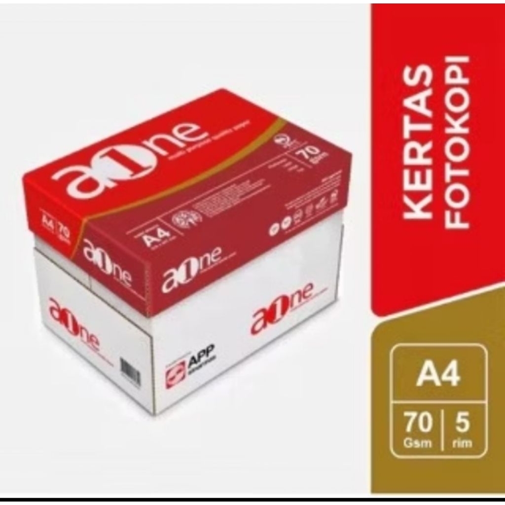 

Kertas HVS 70gsm 1dus(5rim)