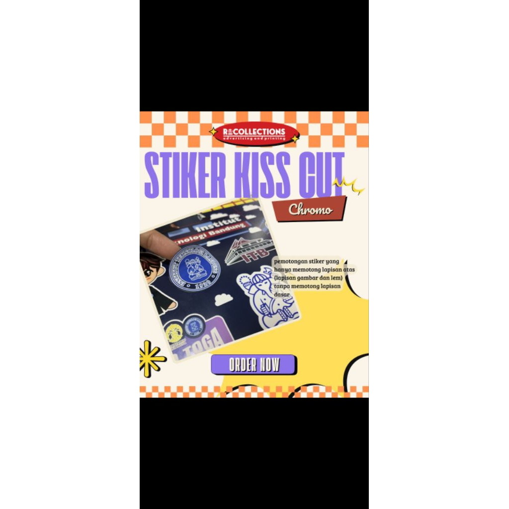 

Stiker Chromo / Stiker Label Kemasan / Stiker Kiss Cut / Stiker Die Cut