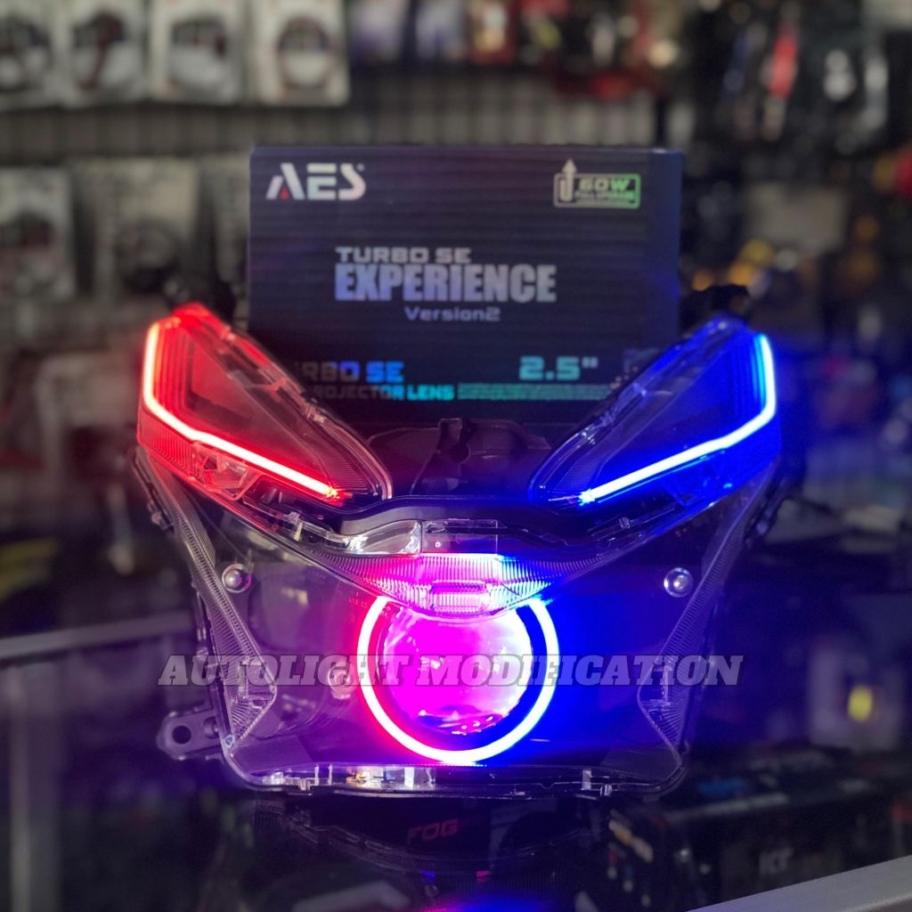 BILED BEAT DELUXE GEN 2 BEAT STREET NEW GEN 2 FULL SET REFLEKTOR LENGKAP SEIN ALIS RGB