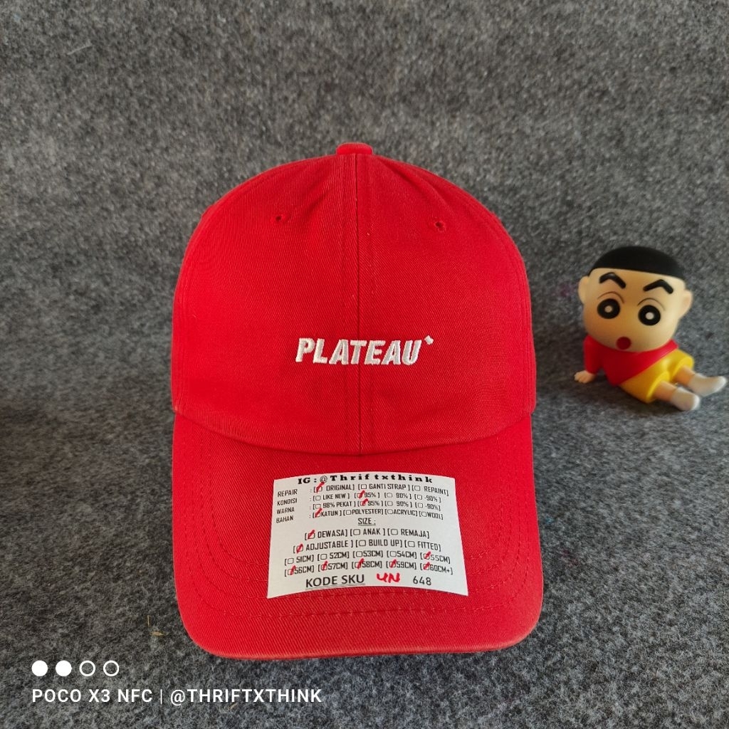 TOPI CAP BISBOL ADJUSTABLE SETELAN PLATEAU SKU UN648