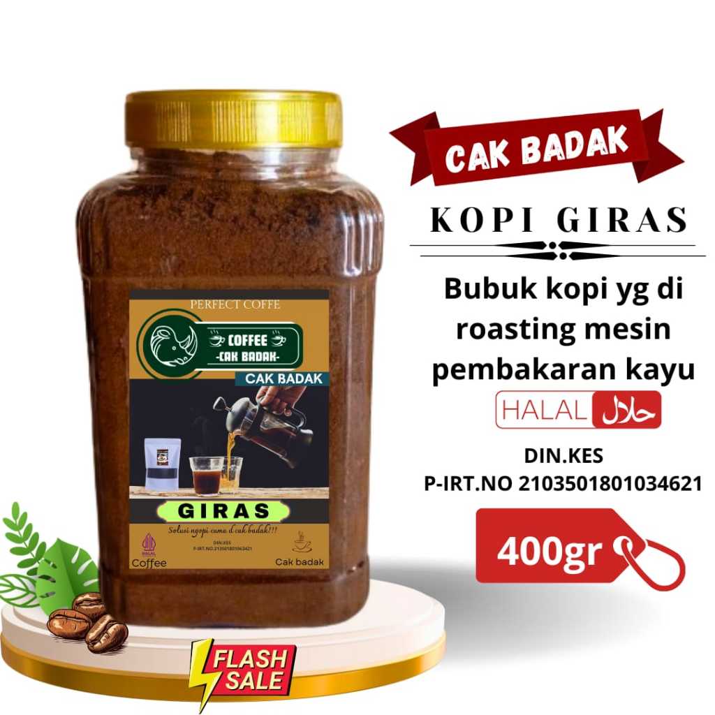 

Kopi bubuk GIRAS toples isi 400 gr rasa nikmat,harga murah bersahabat