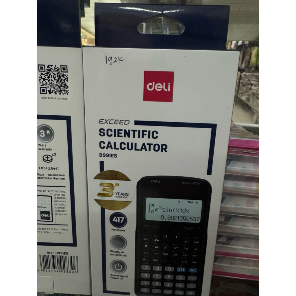 

Deli Calculator Scientific tipe D991ES 417 fungtions