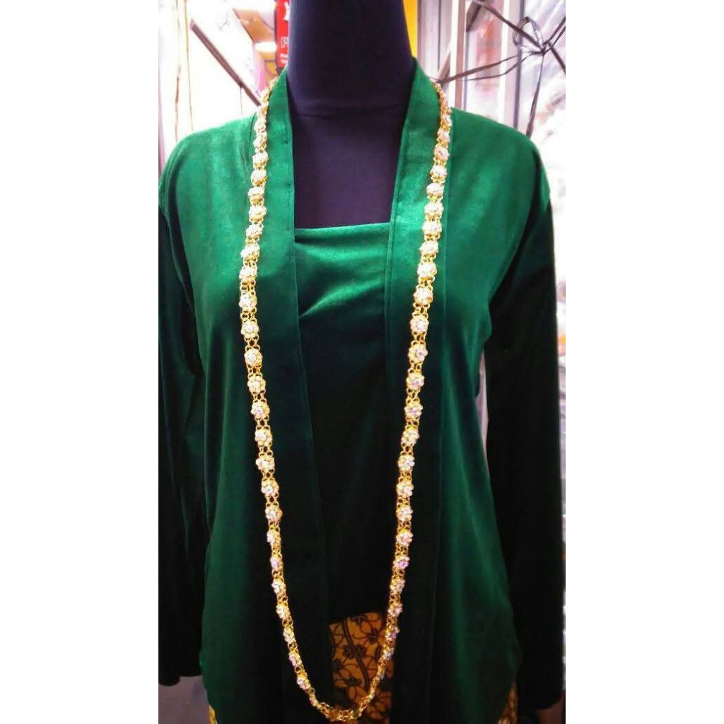Kalung Karset wanita Sunda emas