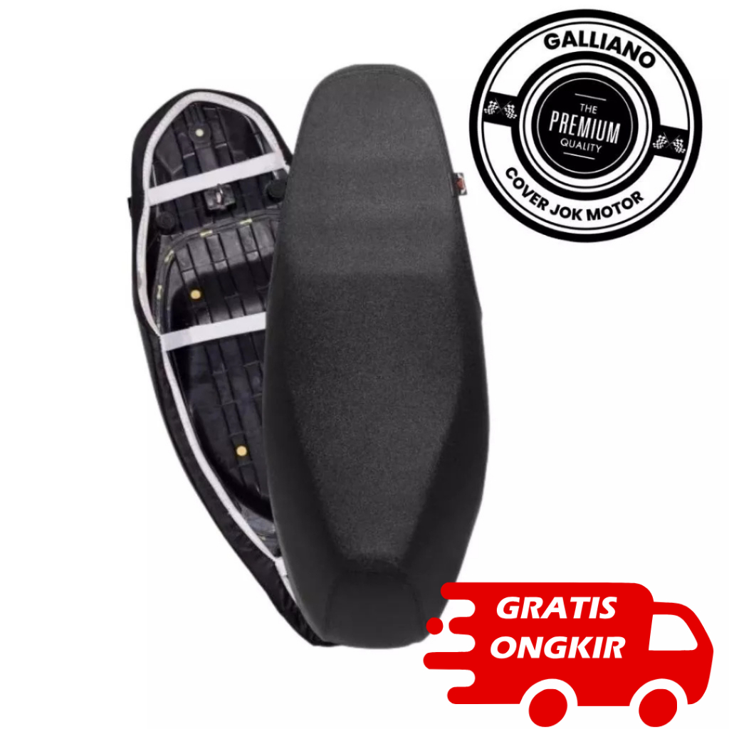 cover jok motor aerox new old langsung pakai karet