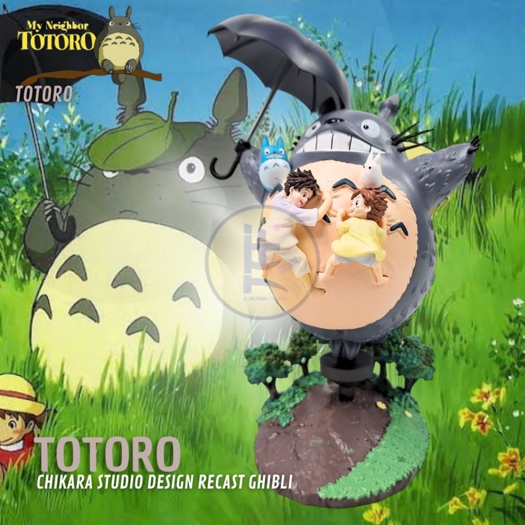 Action Figure Totoro Statue My Neighbour Design Chikara Studio Recast Ghibli