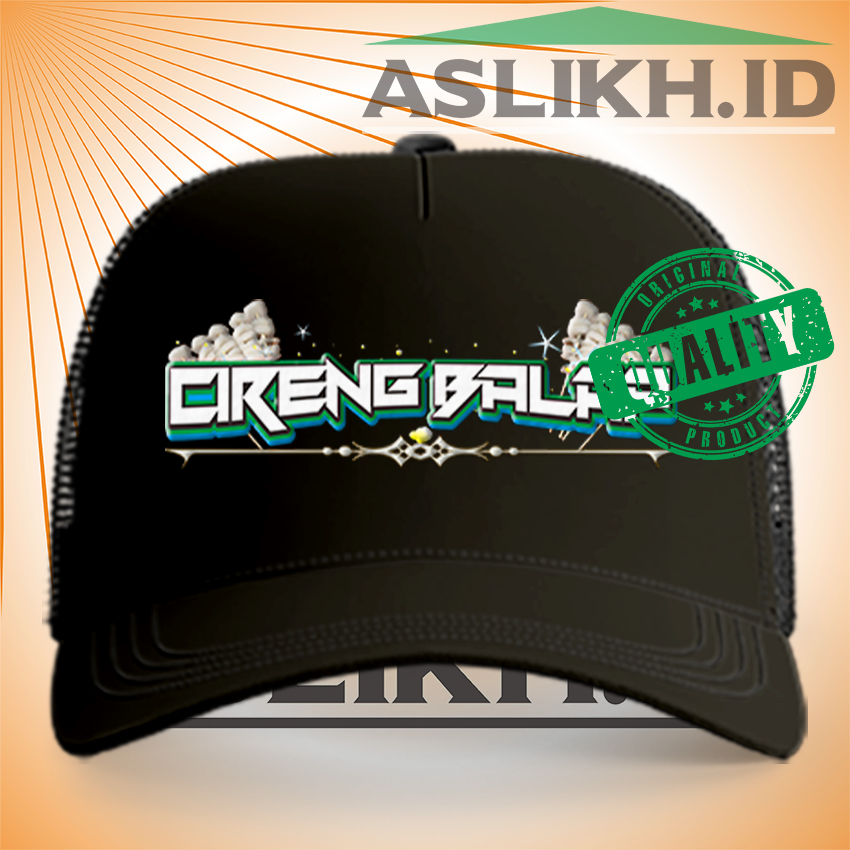 ASLIKH.ID TOPI TRUCKER JARING PREMIUM CIRENG BALAP