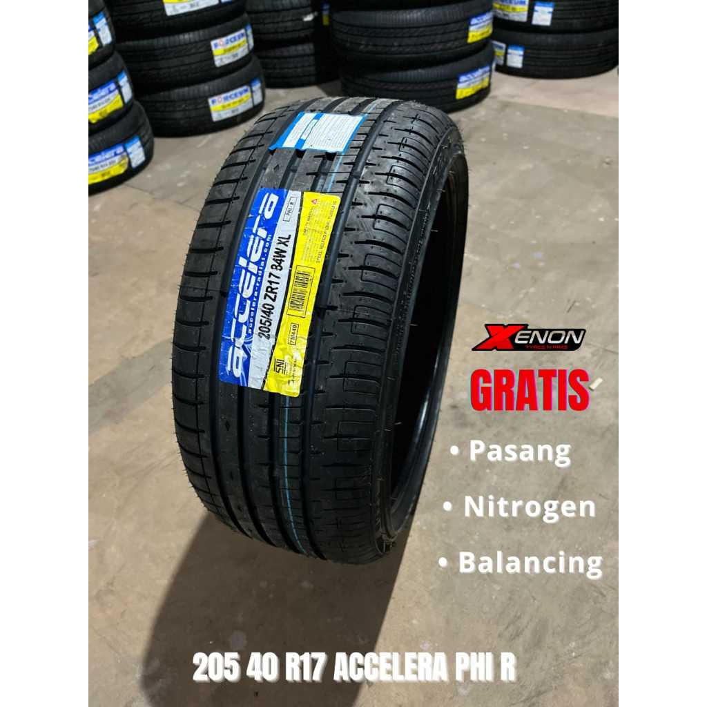 Ban Mobil Ring 17 Ukuran 205 40 R17 ACCELERA PHI-R - Ban Mobil Tubles 205 40 Ring 17