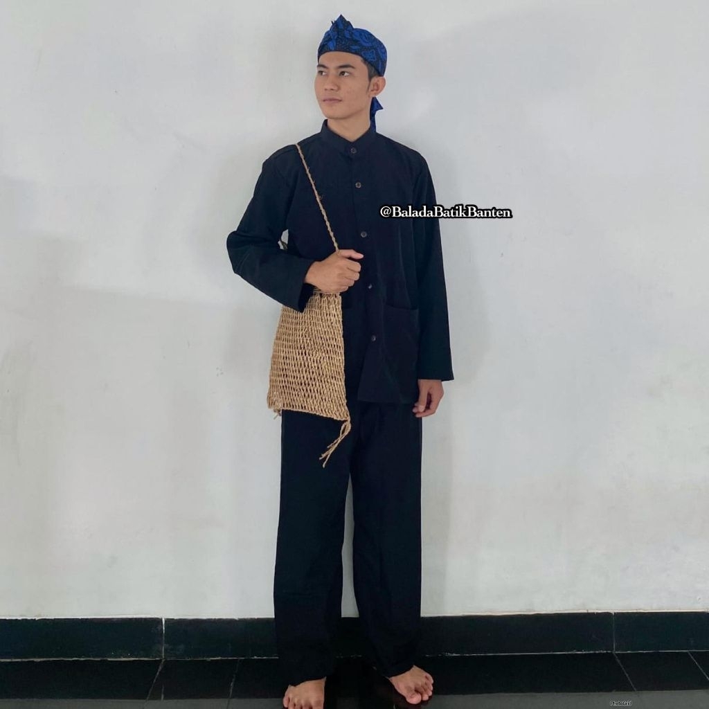 Baju Adat Silat Pangsi Kampret Bahan Katun Licin