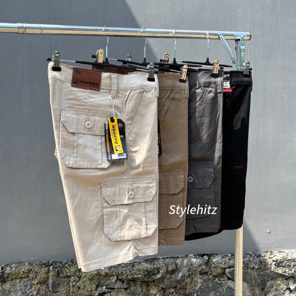 Celana Cargo Pendek Celana Cargo Gunung Bahan Melar 27-50 Jumbo Bigsize