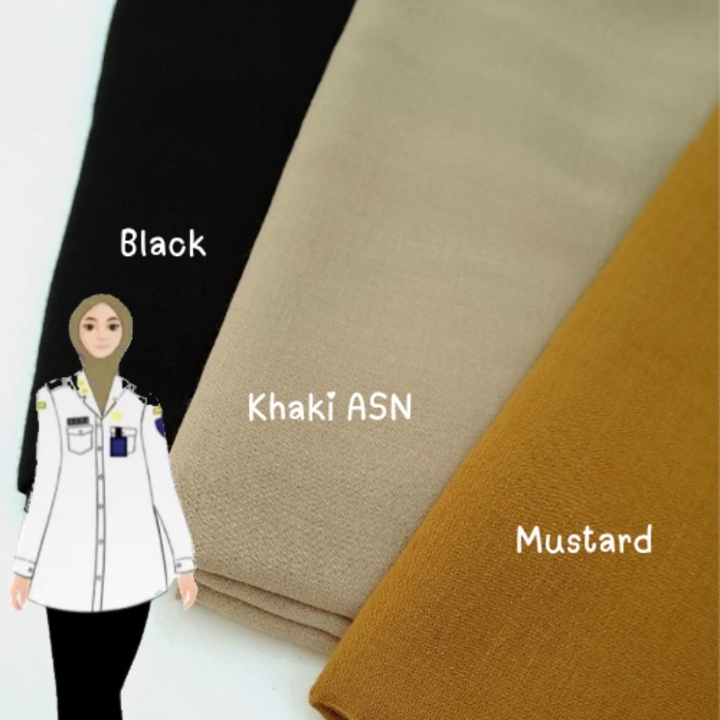 Hijab Arabian Voal /Miracle Voal Khaki ASN/ PNS