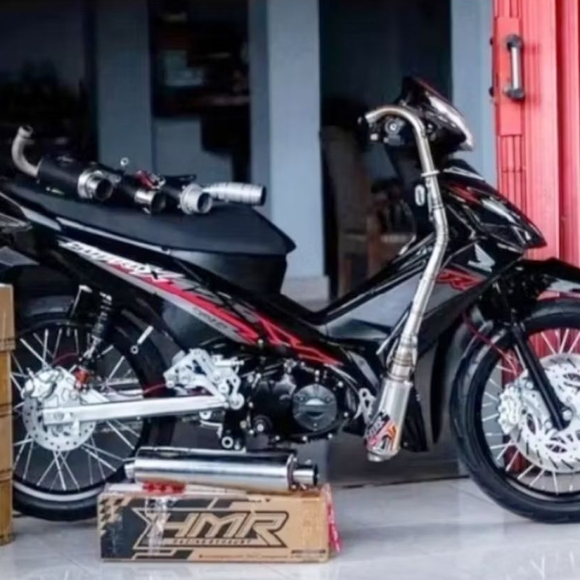striping sticker standar ORI Honda Supra X fi 125