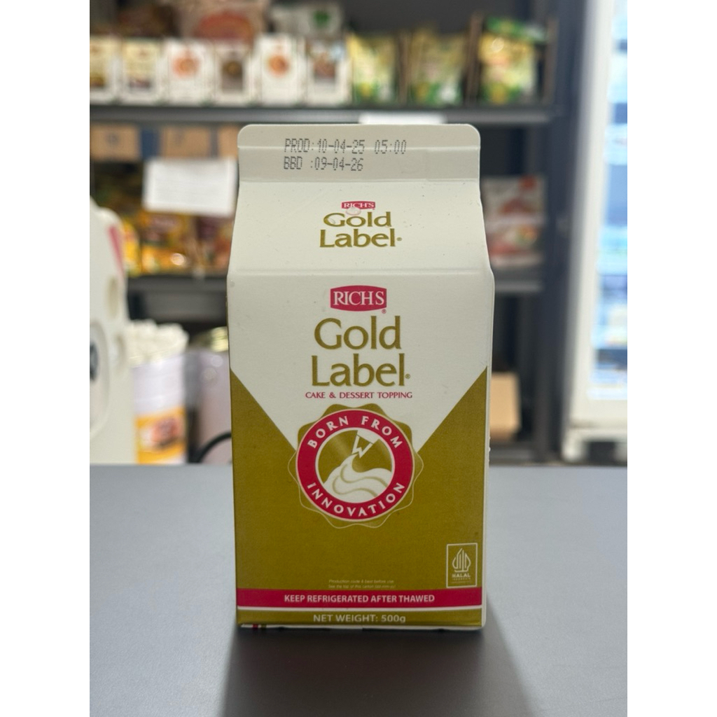 

RICH’S Gold Label whipping cream non dairy 500gr - INSTANT ONLY