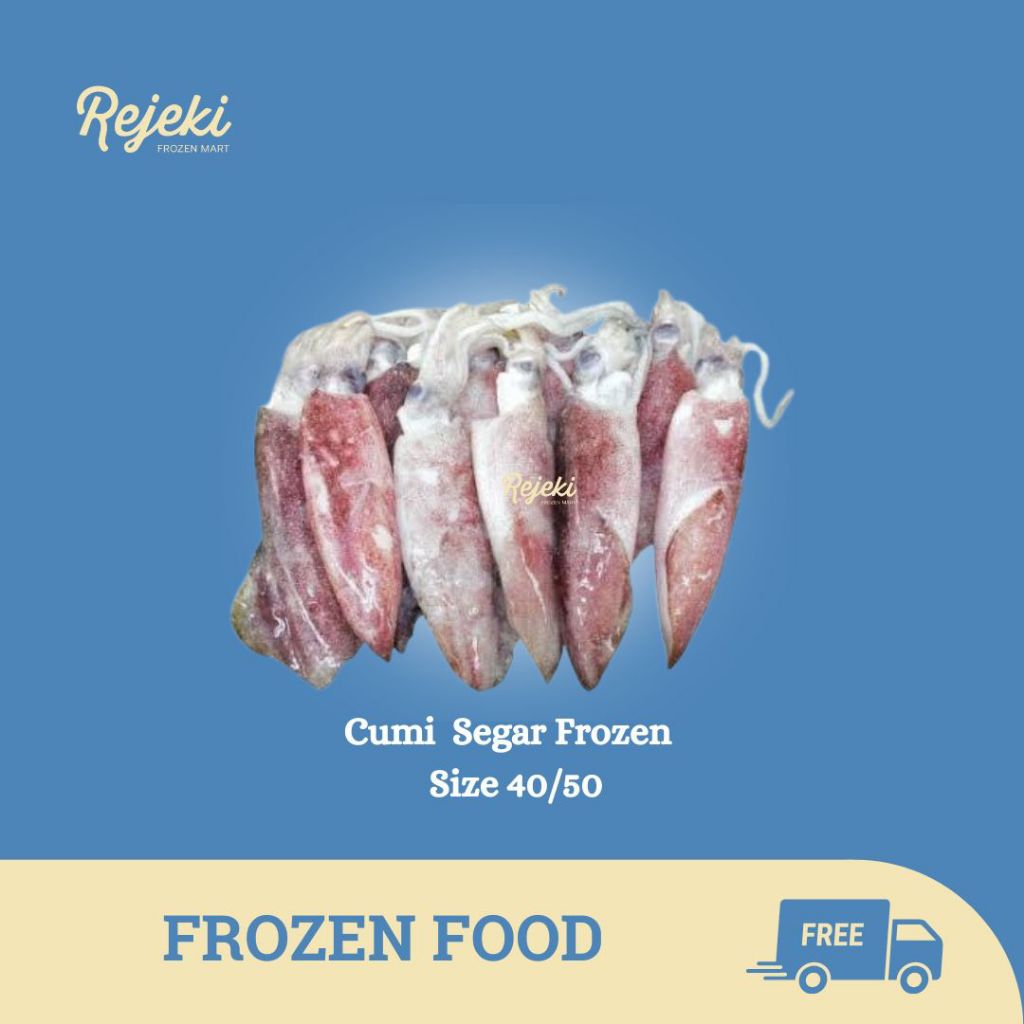 Cumi Segar Frozen - Rejeki Frozen