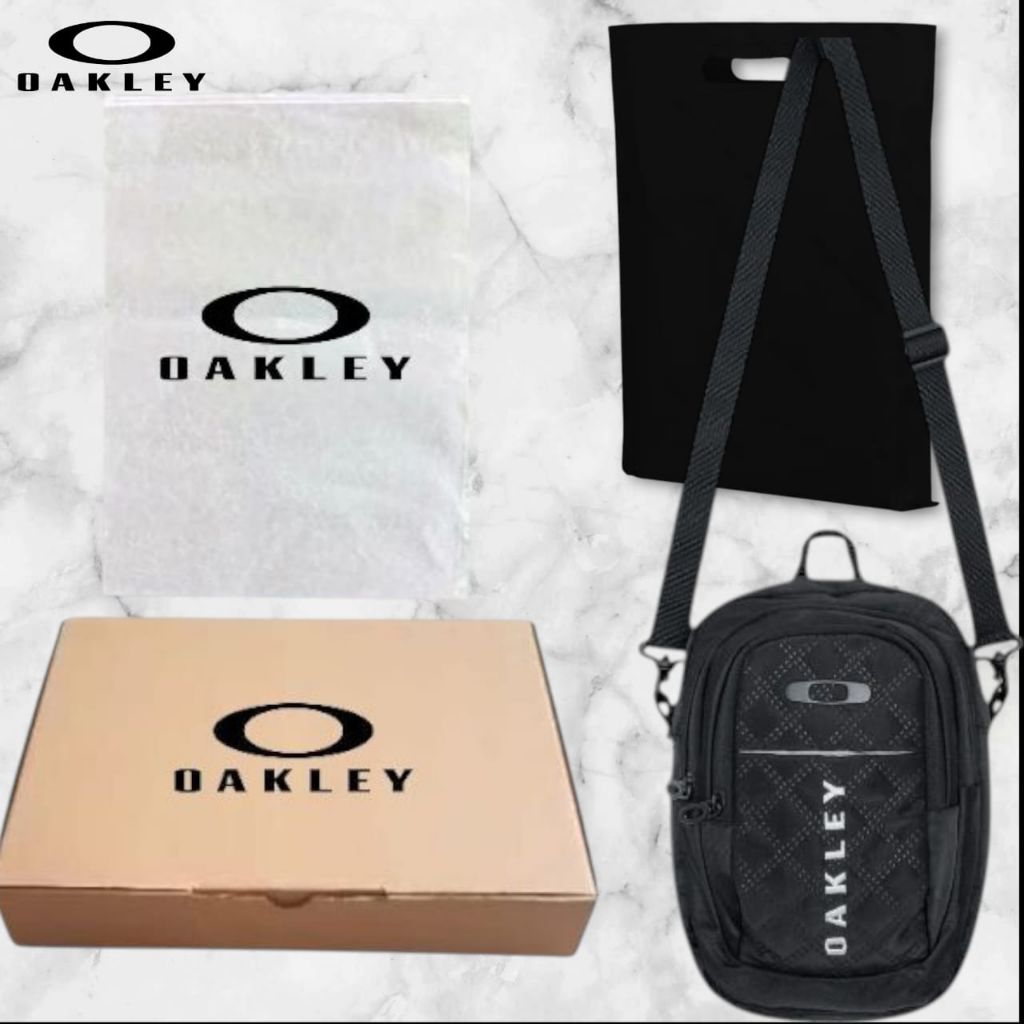HARGA PROMO TERMURAH TAS OAKLEY TAS SELEMPANG OAKLEY SLINGBAG OAKLEY LOGO BESI