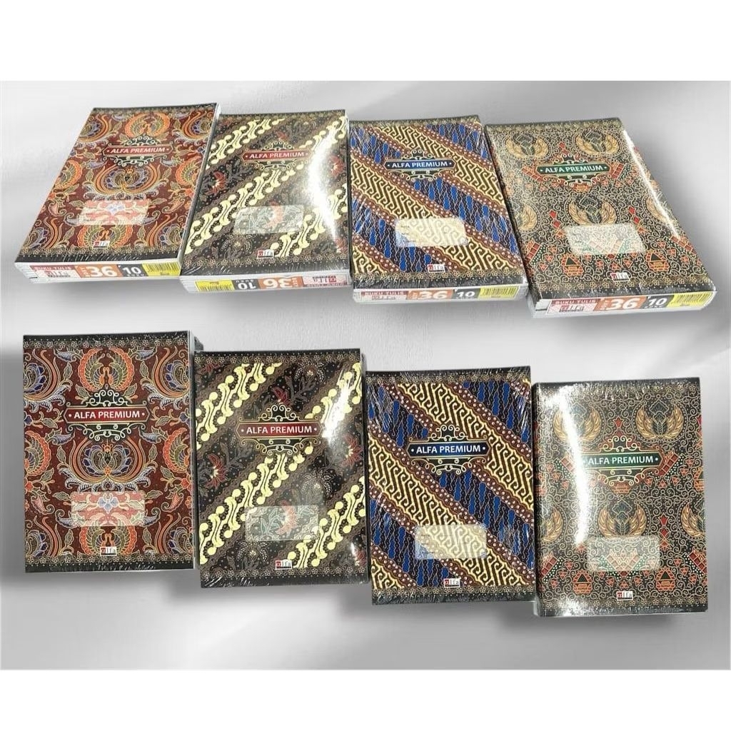 

Buku Tulis Boxy 36 Alfa Motif Batik isi 10 buku