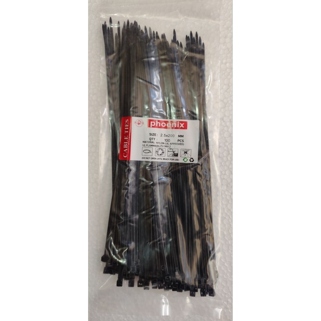 

Kabel Ties Hitam 2,5mm x 20cm