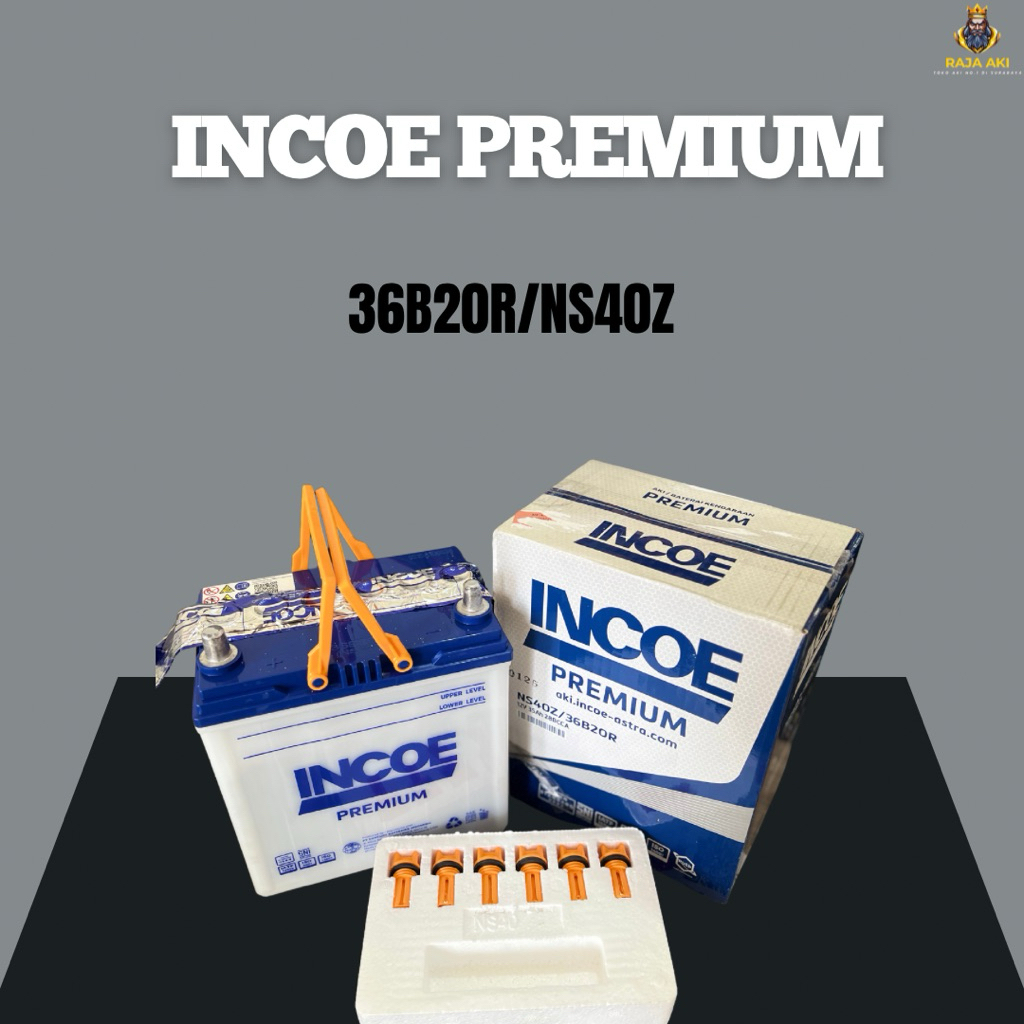 AKI MOBIL INCOE PREMIUM BASAH NS40Z COCOK UNTUK MOBIL AVANZA TERIOS XENIA LUXIO GRANDMAX APV CARRY T