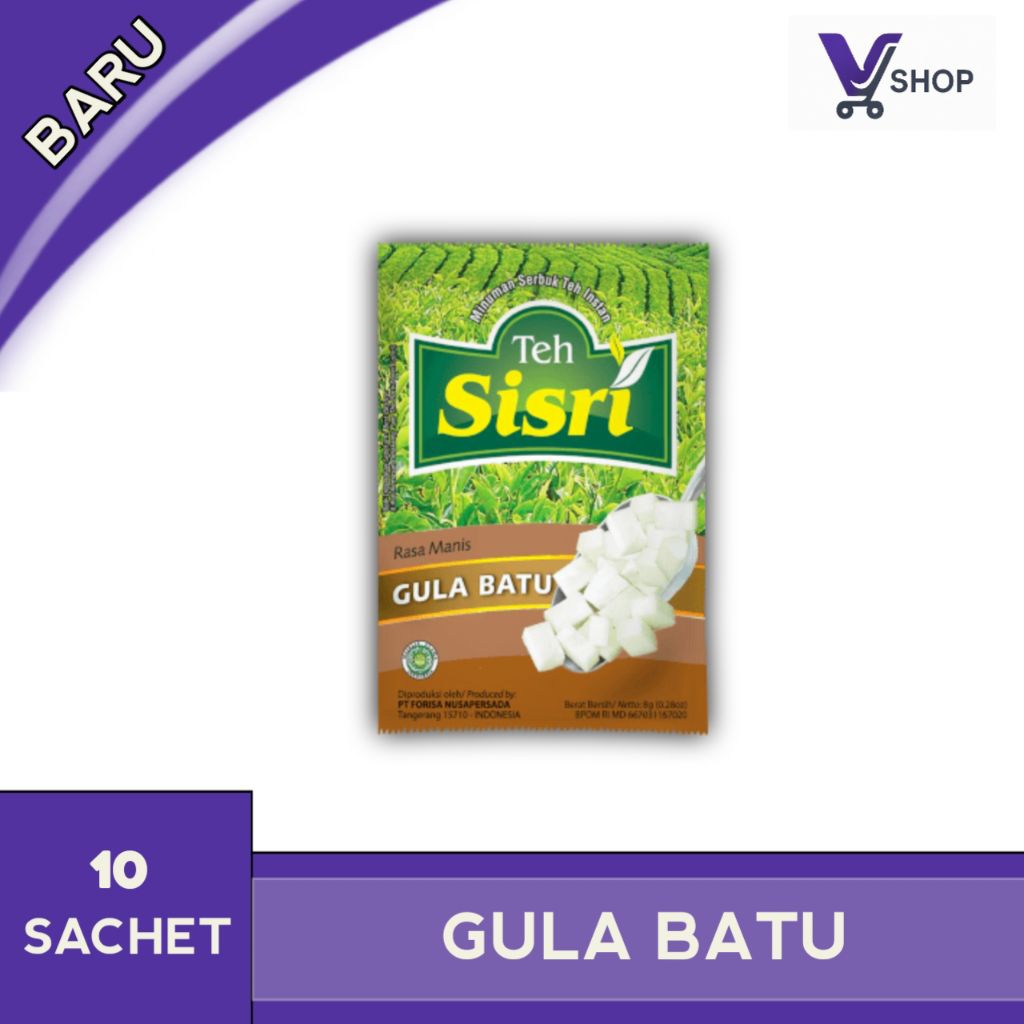 

(Vshop) Teh sisri gula batu - 10 sachet