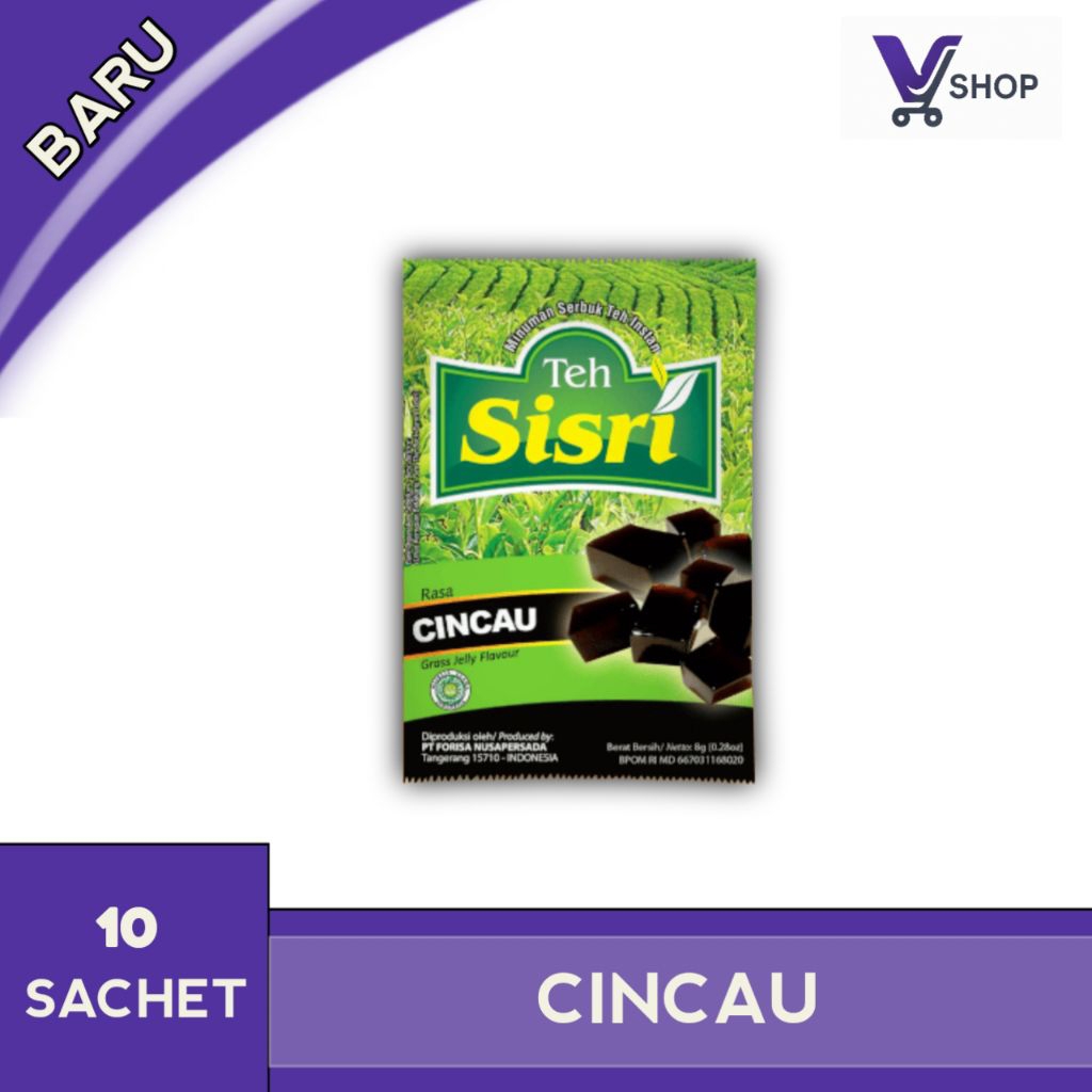 

(Vshop) Teh sisri cincau - 10 sachet