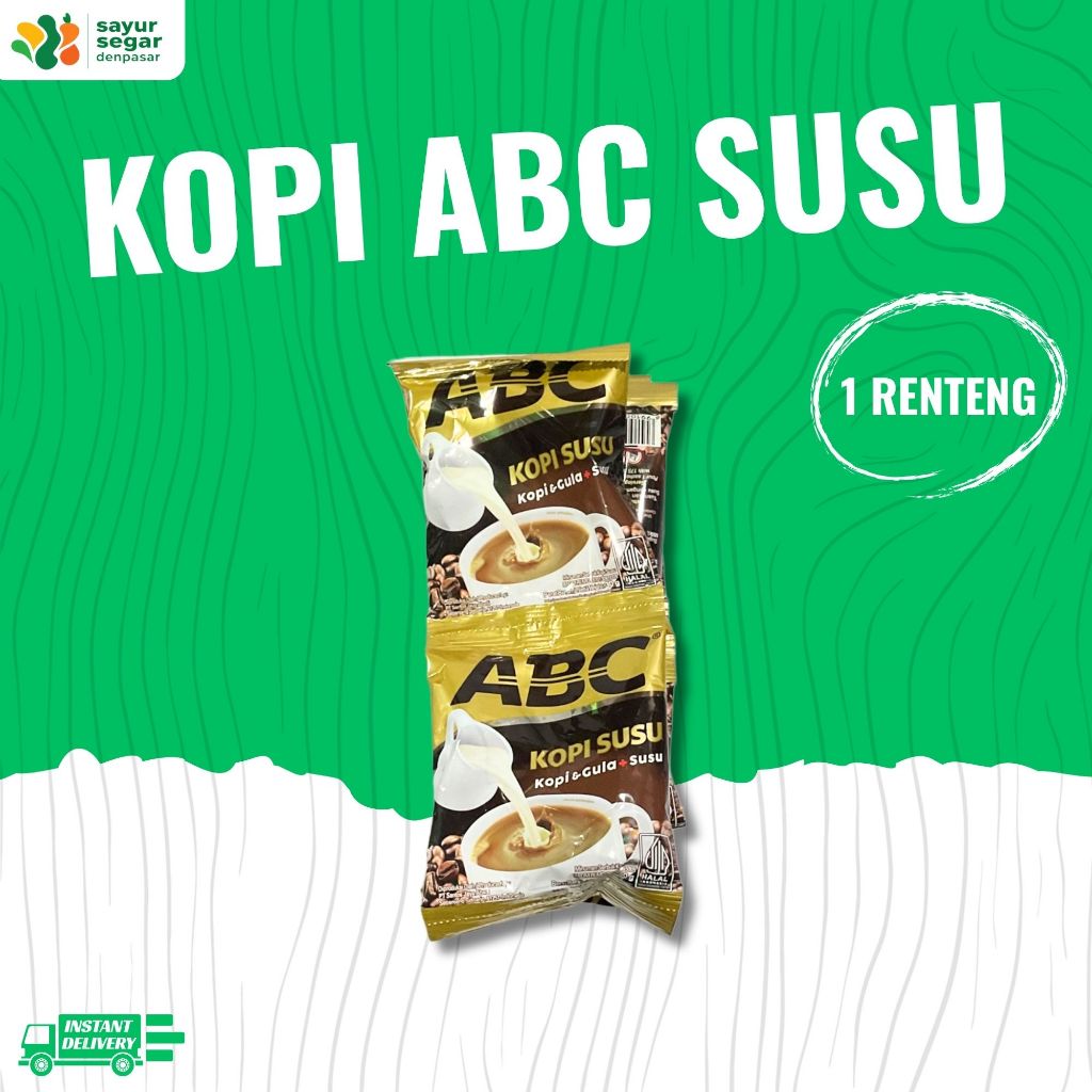 

Kopi ABC Susu 1 renteng - Sayur Segar Denpasar