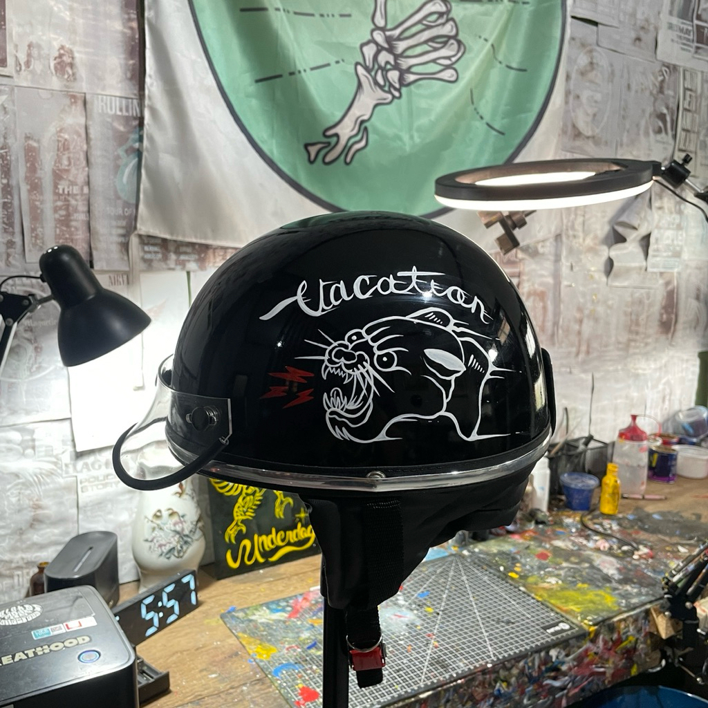 Helm Chip Vintage List Chrome & Pet List Karet - phntr