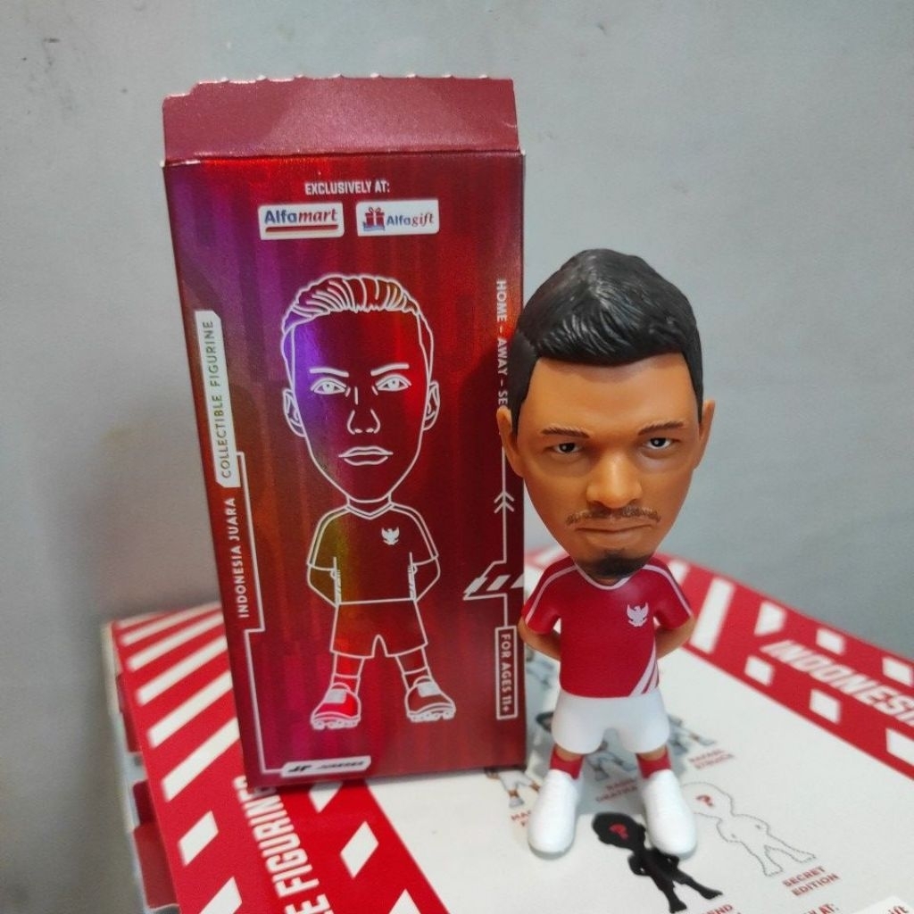 Figure Timnas Indonesia Juaraga x Alfa - Bambang Pamungkas Legend Rare