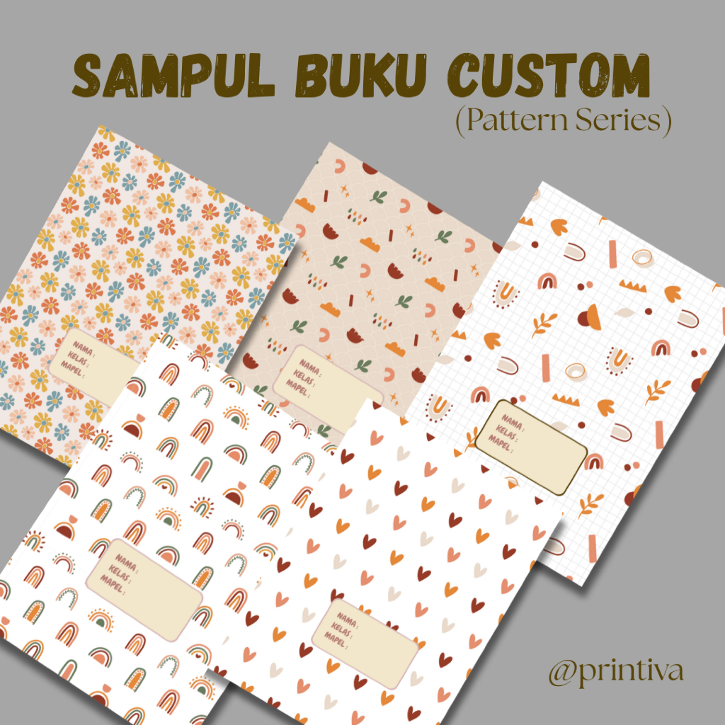 

ISI 10 Pcs Sampul Buku Custom Sampul Buku Tulis Buku Sekolah