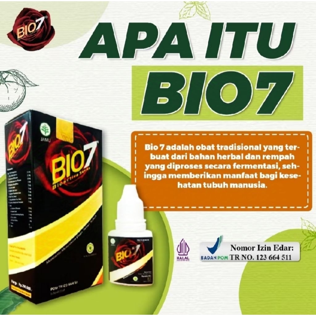 BIO 7 jamu tetes herbal alami