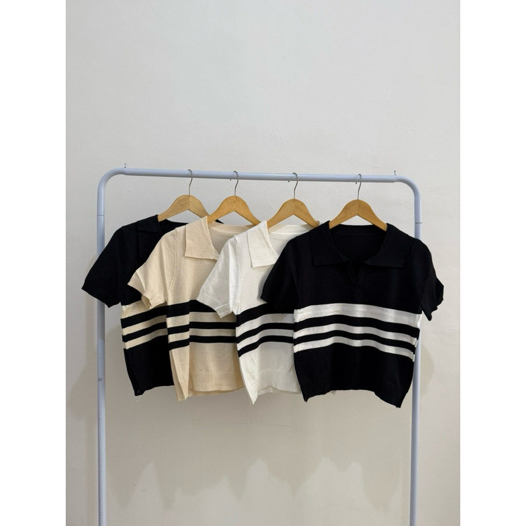 SL246 | KAOS BERKERAH KNITT | KAOS POLO | KAOS POLO WANITA | KAOS BERKERAH WANITA | KAOS KERAH WANIT